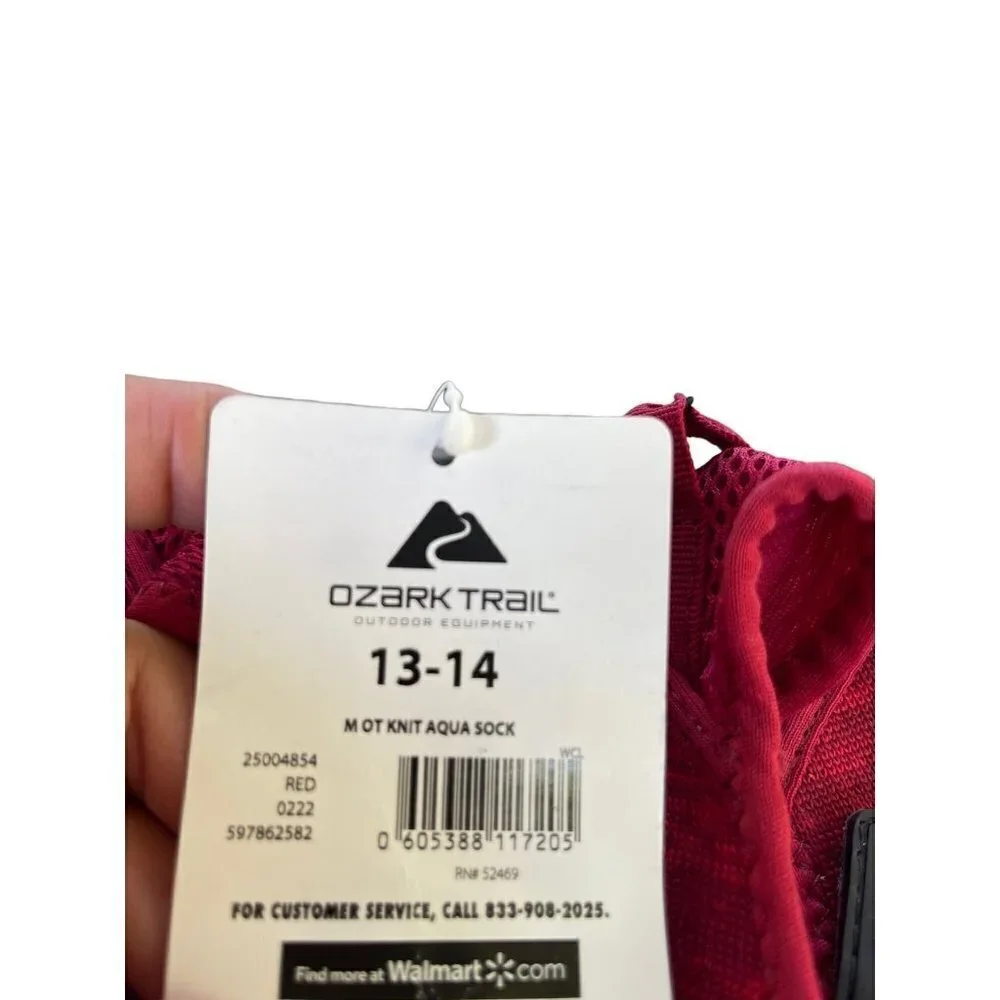 NEW Ozark Trail Knit Aqua Sock Shoes Men’s Size 13-14